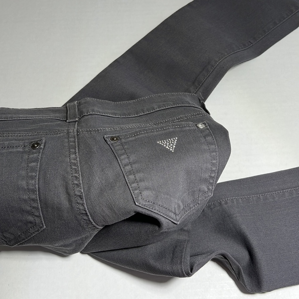 GUESS || Gray Low Rise Skinny Jeans. Sz. 26 - Picture 12 of 12